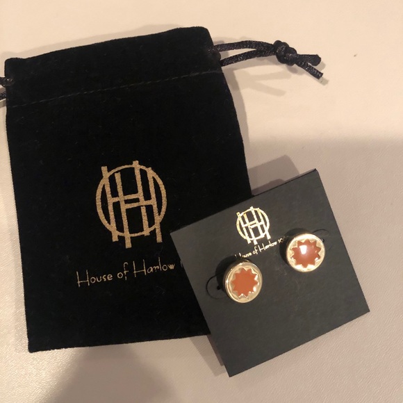 House of Harlow Orange Earrings - Picture 5 of 5